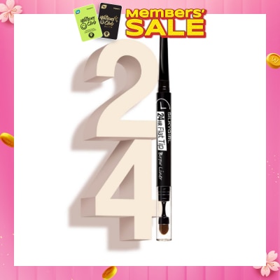 SILKYGIRL 24H Flat Tip Brow Liner 02 Dark Brown