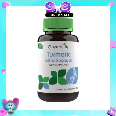 GREENLIFE - Turmeric Extra Strength With BioPerine Dietary Supplement Veggie Capsule 60s image