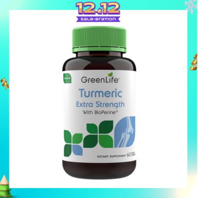 GREENLIFE Turmeric Extra Strength With BioPerine Dietary Supplement Veggie Capsule 60s