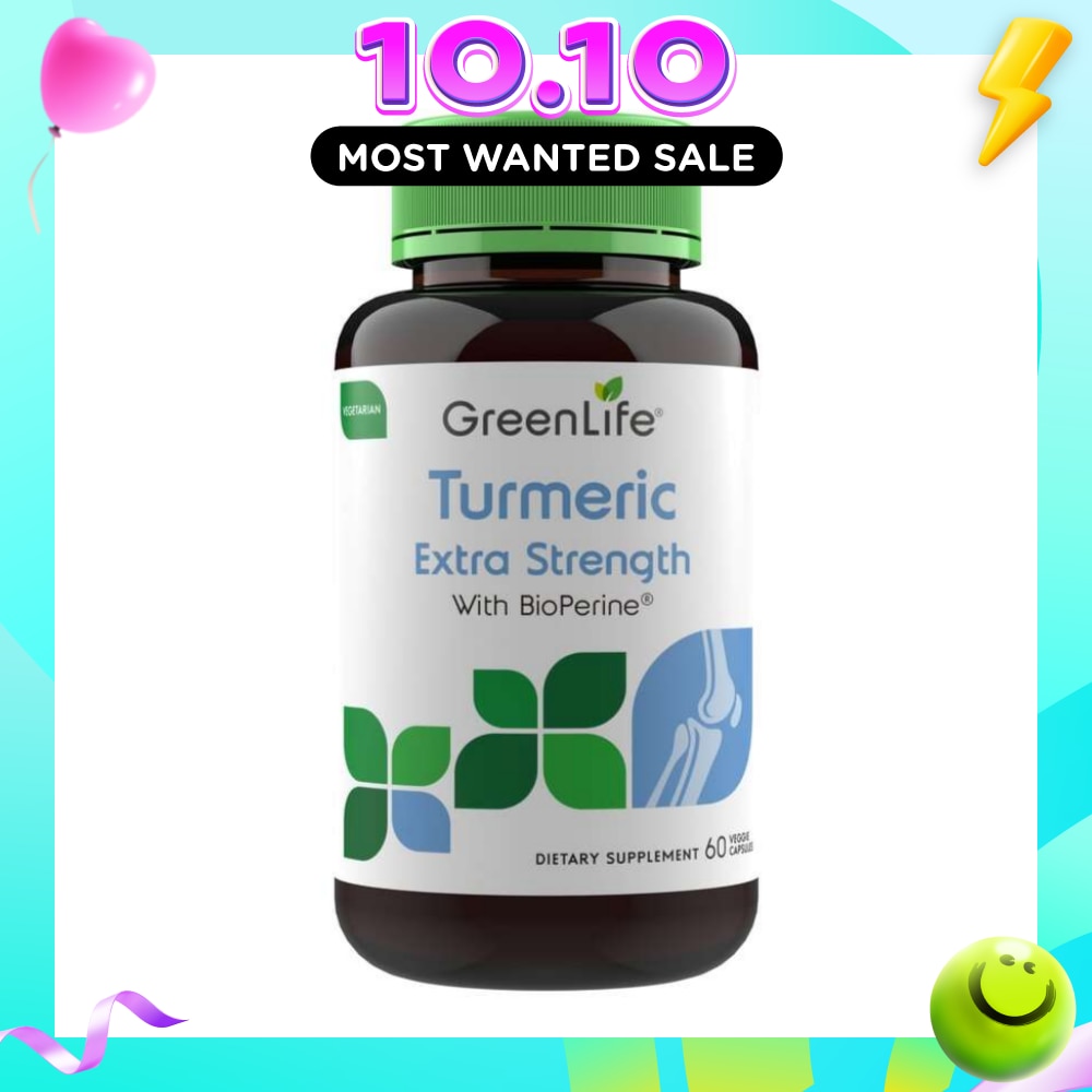 Turmeric Extra Strength With BioPerine Dietary Supplement Veggie Capsule 60s image