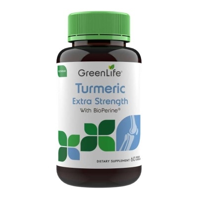 GREENLIFE Turmeric Extra Strength With BioPerine Dietary Supplement Veggie Capsule 60s