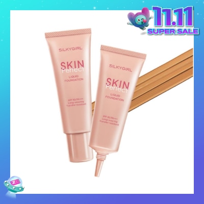 SILKYGIRL Skin Perfect Liquid Foundation SPF30 PA+++ 05 Natural Tan 25ml (Expiry: Jul`2026)