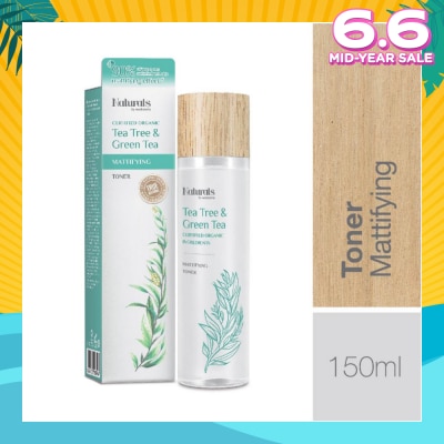 NATURALS BY WATSONS Tea Tree & Green Tea Toner (For Purifying & Mattifying) 150ml