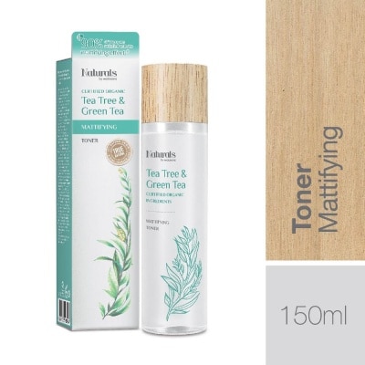 NATURALS BY WATSONS Tea Tree & Green Tea Toner (For Purifying & Mattifying) 150ml