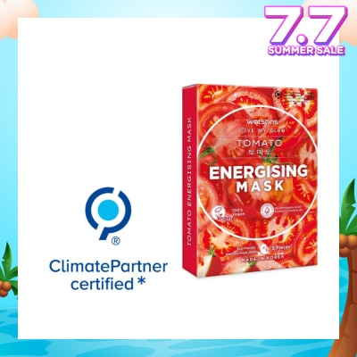 WATSONS Tomato Energising Mask 5S (Energised And Youthful Complexion) 5s X 30ml