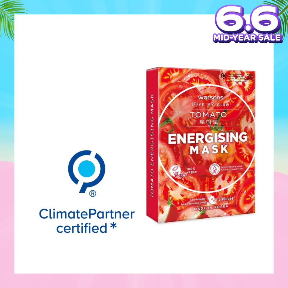 Tomato Energising Mask 5S (Energised And Youthful Complexion) 5s X 30ml