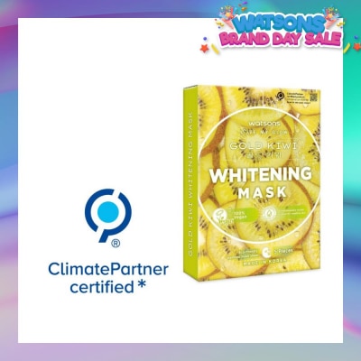 WATSONS Gold Kiwi Whitening Mask (Whiten And Enhance Skin Elasticity) 5s X 30ml