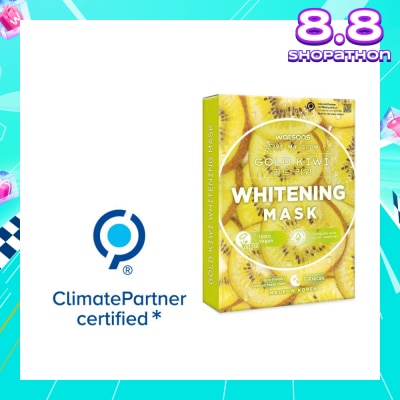 WATSONS Gold Kiwi Whitening Mask (Whiten And Enhance Skin Elasticity) 5s X 30ml