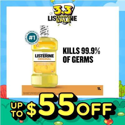 LISTERINE Listerine Original Antiseptic Mouthwash 1000ml