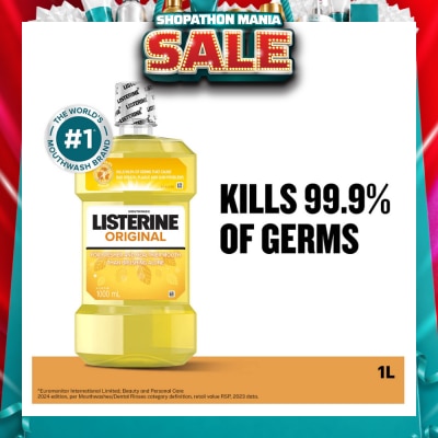 LISTERINE - Listerine Original Antiseptic Mouthwash 1000ml