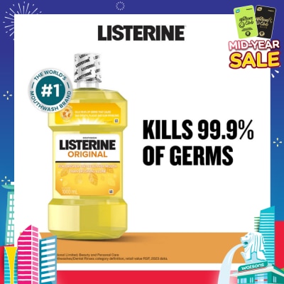 LISTERINE Listerine Original Antiseptic Mouthwash 1000ml