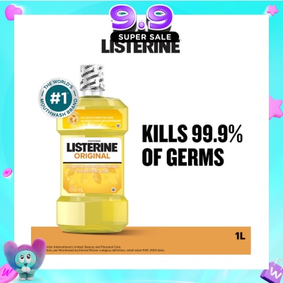 LISTERINE - Listerine Original Antiseptic Mouthwash 1000ml image