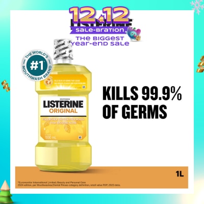 LISTERINE Listerine Original Antiseptic Mouthwash 1000ml