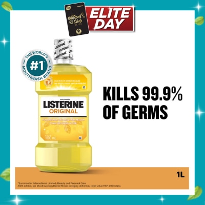 LISTERINE Listerine Original Antiseptic Mouthwash 1000ml image