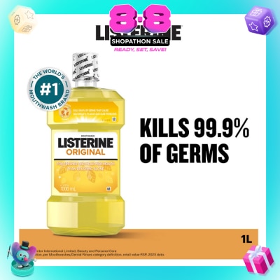 LISTERINE - Listerine Original Antiseptic Mouthwash 1000ml