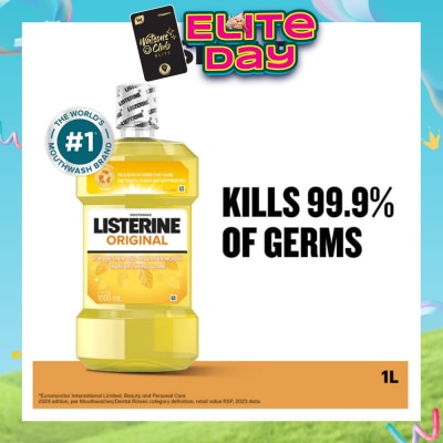 LISTERINE - Listerine Original Antiseptic Mouthwash 1000ml