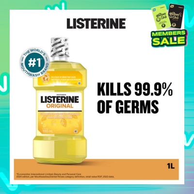LISTERINE Listerine Original Antiseptic Mouthwash 1000ml