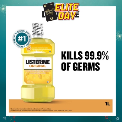 LISTERINE - Listerine Original Antiseptic Mouthwash 1000ml