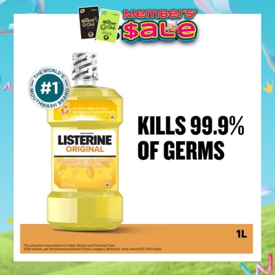 LISTERINE - Listerine Original Antiseptic Mouthwash 1000ml