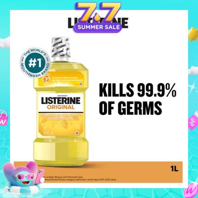 LISTERINE - Listerine Original Antiseptic Mouthwash 1000ml