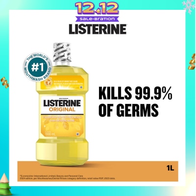LISTERINE Listerine Original Antiseptic Mouthwash 1000ml