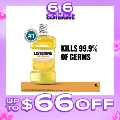 LISTERINE - Listerine Original Antiseptic Mouthwash 1000ml