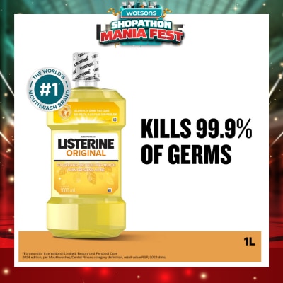LISTERINE - Listerine Original Antiseptic Mouthwash 1000ml