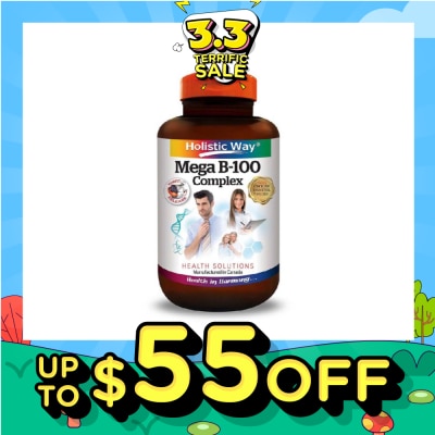 HOLISTIC WAY Timed-Release B-100 Complex 60s