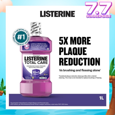 LISTERINE Listerine Total Care With 6-In-1 Benefits Mouthwash 1000ml