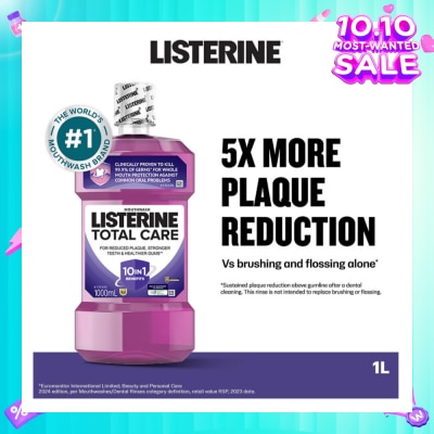 LISTERINE Total Care Mouthwash With 10-in-1 Benefits 1000ml