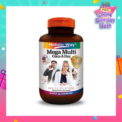 HOLISTIC WAY Timed-Release Mega Multi VitaminOnce A Day 60s