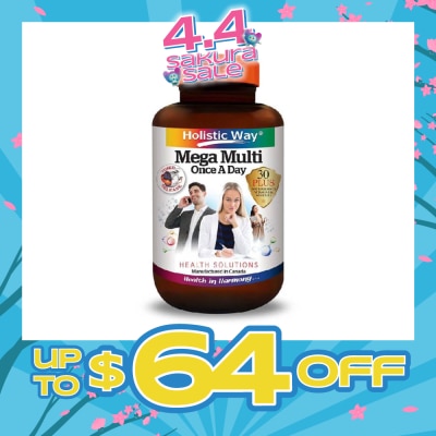 HOLISTIC WAY - Timed-Release Mega Multi VitaminOnce A Day 60s