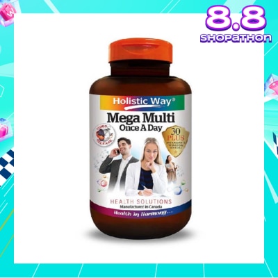 HOLISTIC WAY Timed-Release Mega Multi VitaminOnce A Day 60s