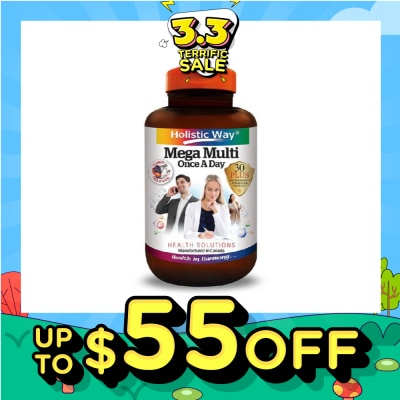 HOLISTIC WAY Timed-Release Mega Multi VitaminOnce A Day 60s