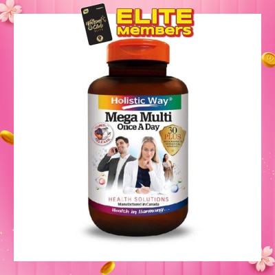 HOLISTIC WAY Timed-Release Mega Multi VitaminOnce A Day 60s