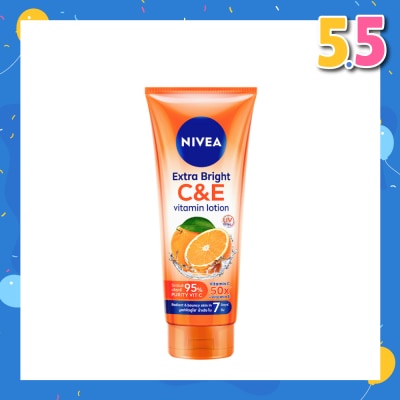 NIVEA NIVEA® Extra White C&E Vitamin Lotion with 50x Vitamin C & concentrated Vitamin E to repair & moisturise skin.