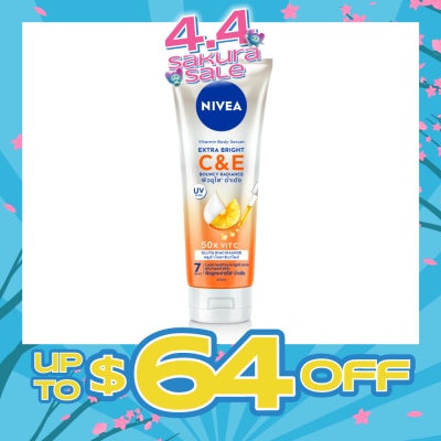 NIVEA - NIVEA® Extra White C&E Vitamin Lotion with 50x Vitamin C & concentrated Vitamin E to repair & moisturise skin.