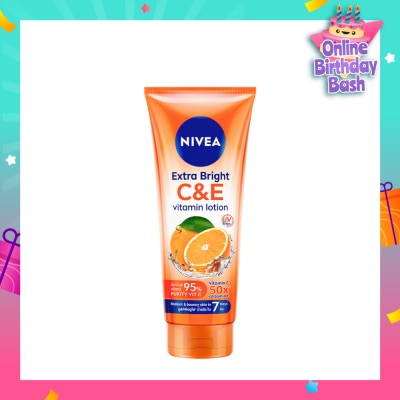 NIVEA NIVEA® Extra White C&E Vitamin Lotion with 50x Vitamin C & concentrated Vitamin E to repair & moisturise skin.