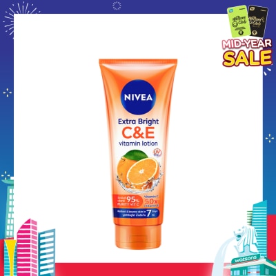 NIVEA NIVEA® Extra White C&E Vitamin Lotion with 50x Vitamin C & concentrated Vitamin E to repair & moisturise skin.