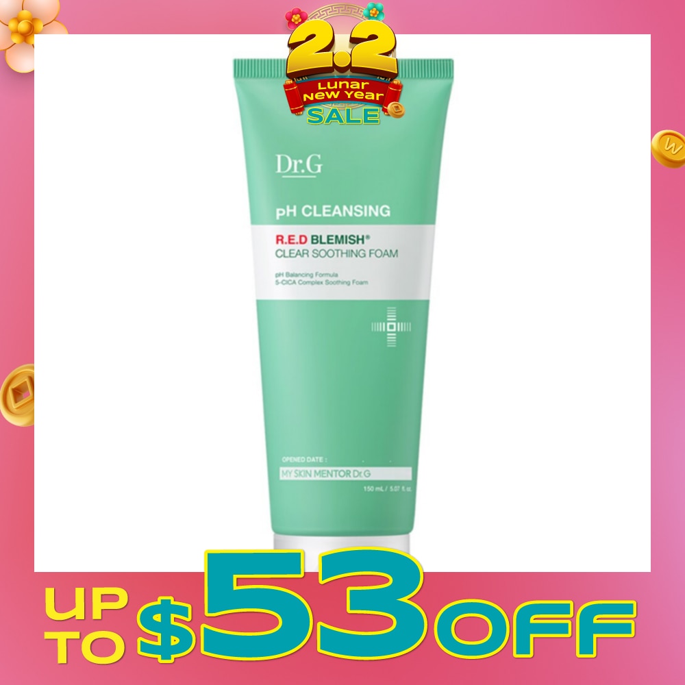 pH Cleansing Red Blemish Clear Soothing Foam 150ml