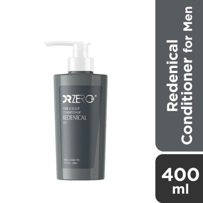 DR ZERO Redenical Hair & Scalp Men Conditioner (Sulphate Free + Suitable For Thickening & Fuller Hair) 400ml