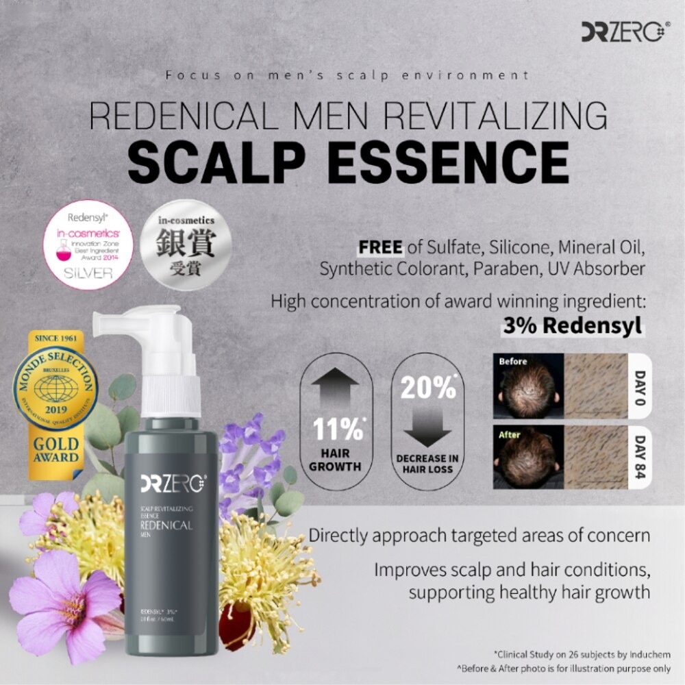 Redenical Scalp Revitalizing Essence (For Men + Suitable For Thickening & Fuller Hair) 60ml