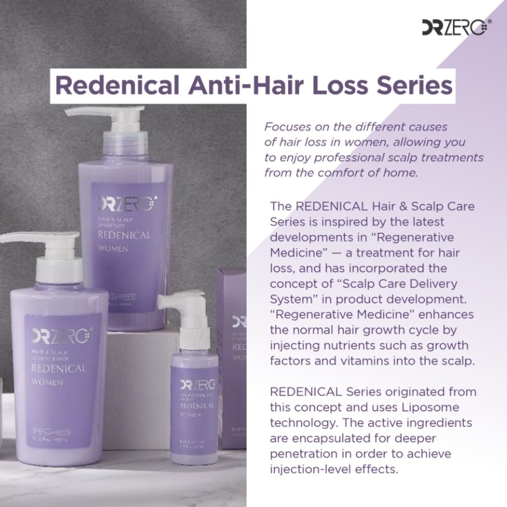 Redenical Hair & Scalp Women Conditioner (Sulphate Free + Suitable For Thickening & Fuller Hair) 400ml