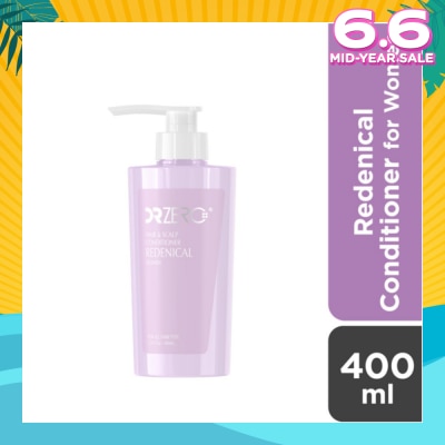 DR ZERO Redenical Hair & Scalp Women Conditioner (Sulphate Free + Suitable For Thickening & Fuller Hair) 400ml
