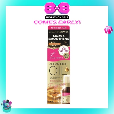LUCIDO-L - Argan Rich Oil Frizz Care (Treatment Oil for Frizz Hair) 60ml