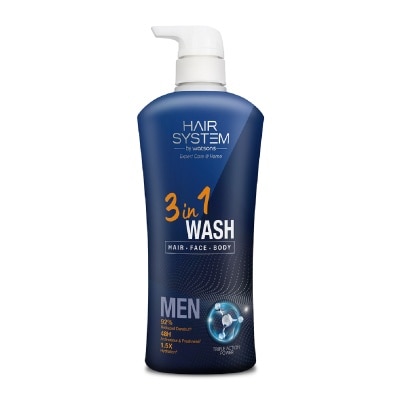 HAIR SYSTEM BY WATSONS HAIR SYSTEM BY WATSONS 3in1 Hair Face Body Wash 500ml