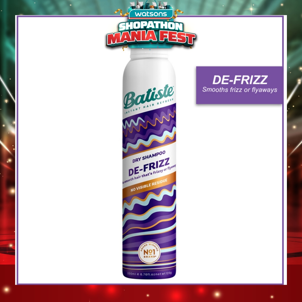 Dry Shampoo De-Frizz 200ml