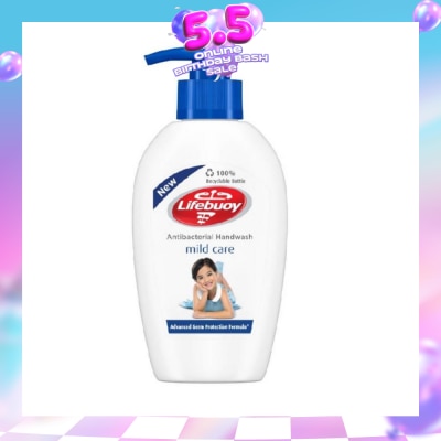 LIFEBUOY - Lifebuoy Mild Care Antibacterial Hand Wash 200ml