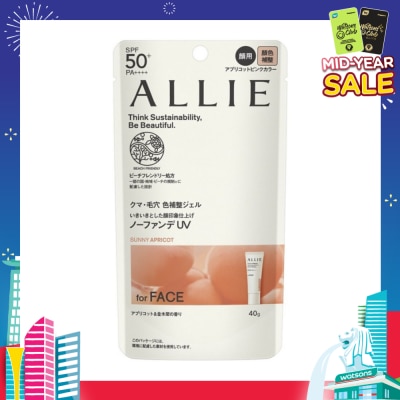 ALLIE Chrono Beauty Color Tuning UV 02 Sunny Apricot Sunscreen SPF50+ PA++++ (For Face Only) 40g