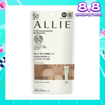 ALLIE Chrono Beauty Color Tuning UV 03 Sheer Beige Sunscreen SPF50+ PA++++ (For Face Only) 40g